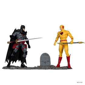 McFarlane Toys DC Multiverse Batman vs Professor Zoom articulation for dynamic posing and display.