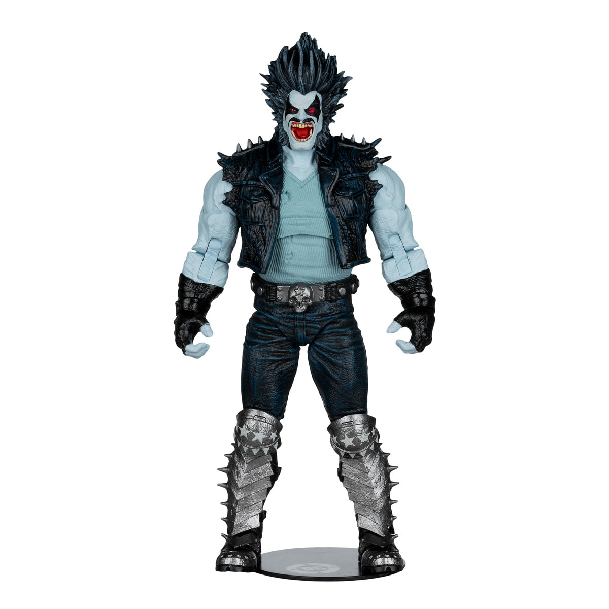 Lobo collectible art card with artwork and biography
