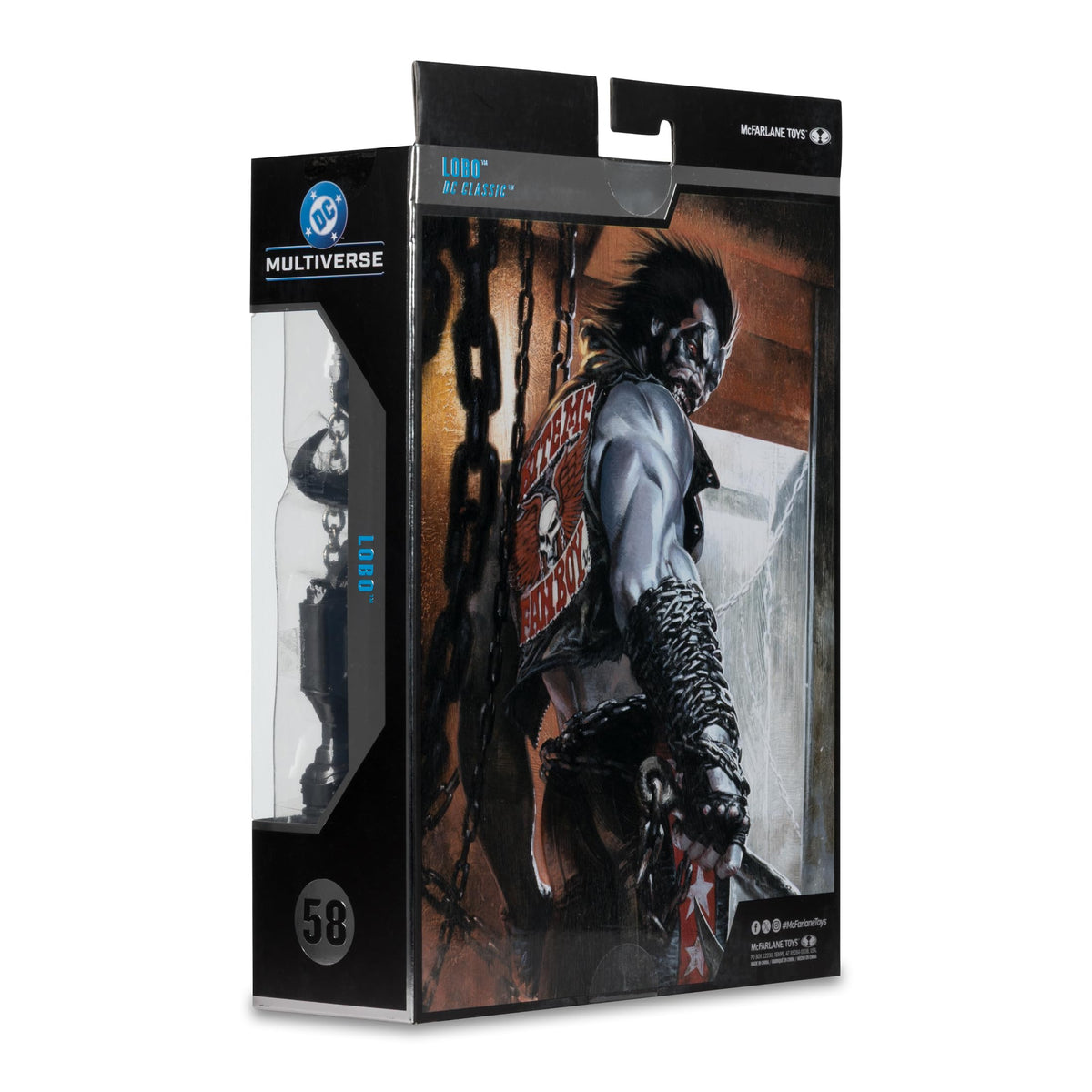Lobo figure base for stable posing and display