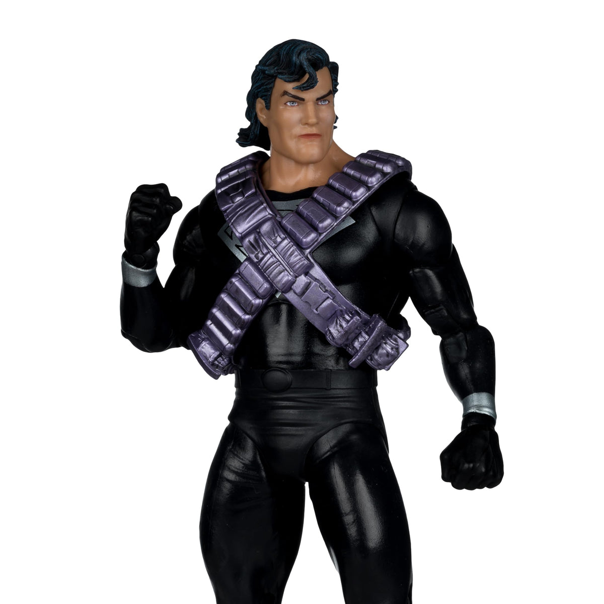 McFarlane Toys DC Multiverse Superman-Mongul 2pk articulation range for dynamic poses on display shelves.