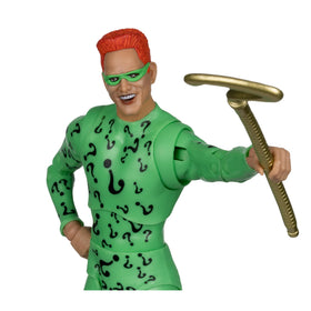 McFarlane Toys The Riddler 7in figure art card detail for collectors