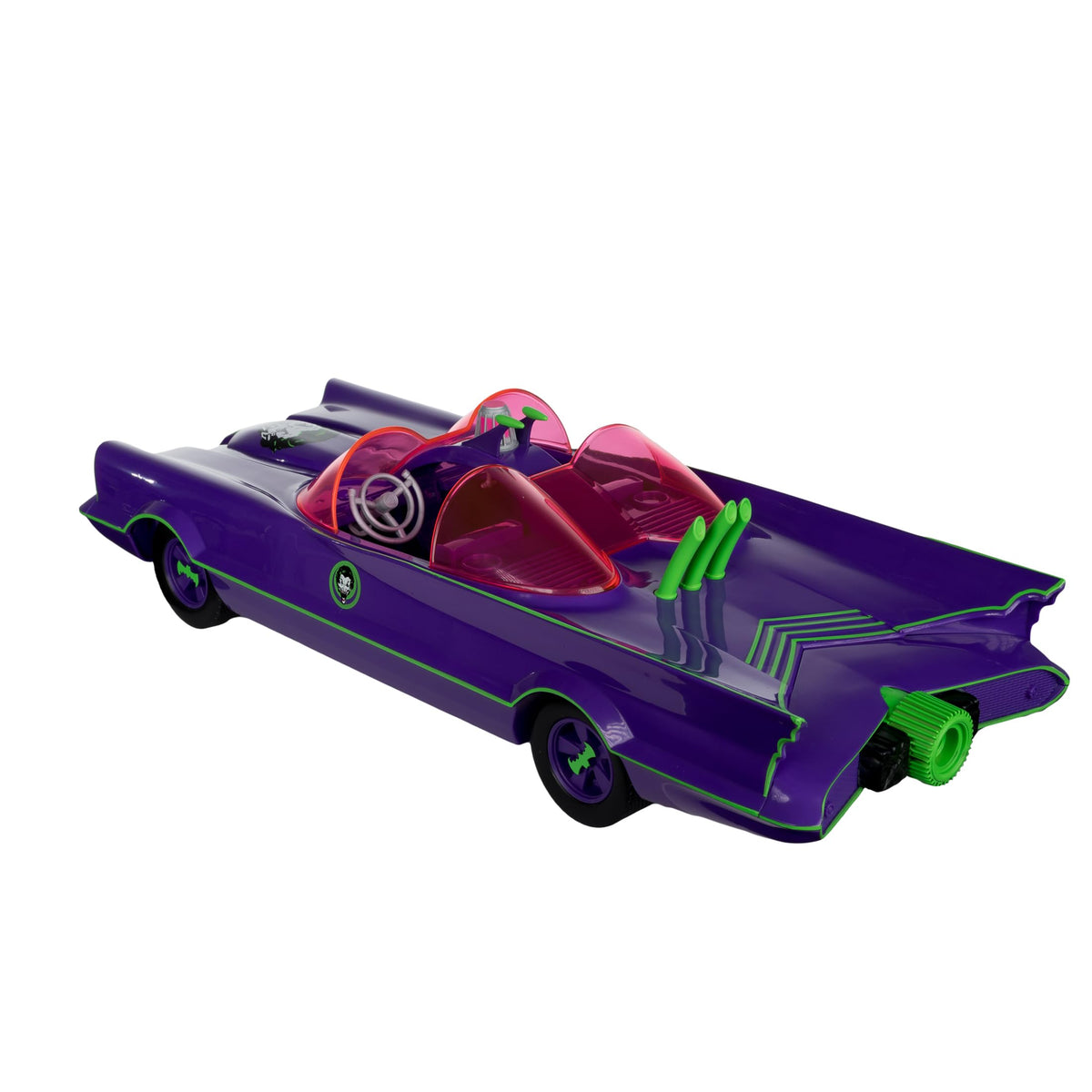McFarlane Toys DC Retro Batmobile accessories highlight display-ready mini gadgets.