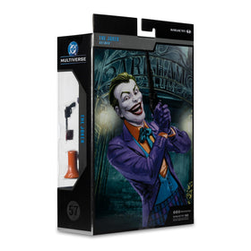McFarlane Toys Joker art card with character biography.