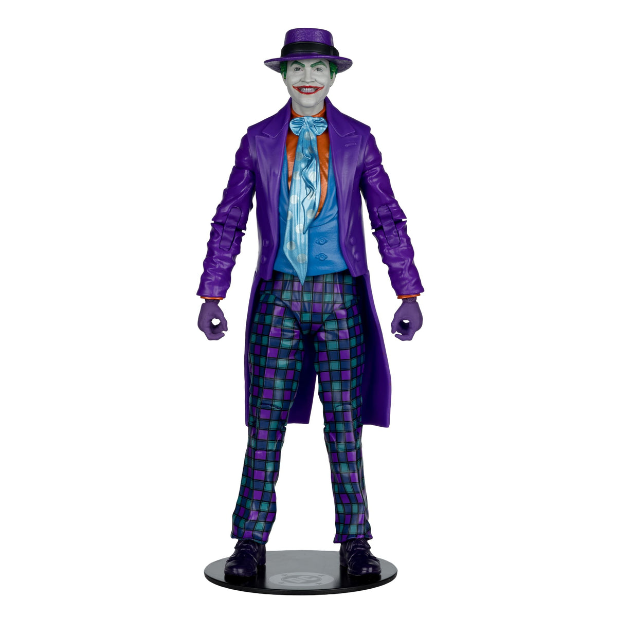McFarlane Toys Joker with interchangeable hands for expressive poses.