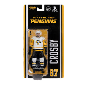 Display base with skate clip keeps Crosby securely posed