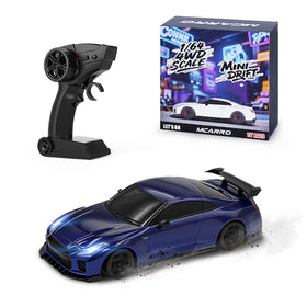 MCARRO 1/64 front view shows compact drift racer for indoor use