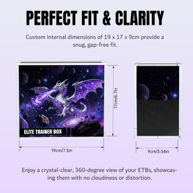 Mcbazel ETB case offers 360-degree visibility without distortion.