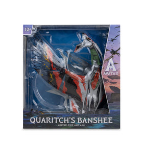 Collector stand included with McFarlane Avatar Banshee for display.