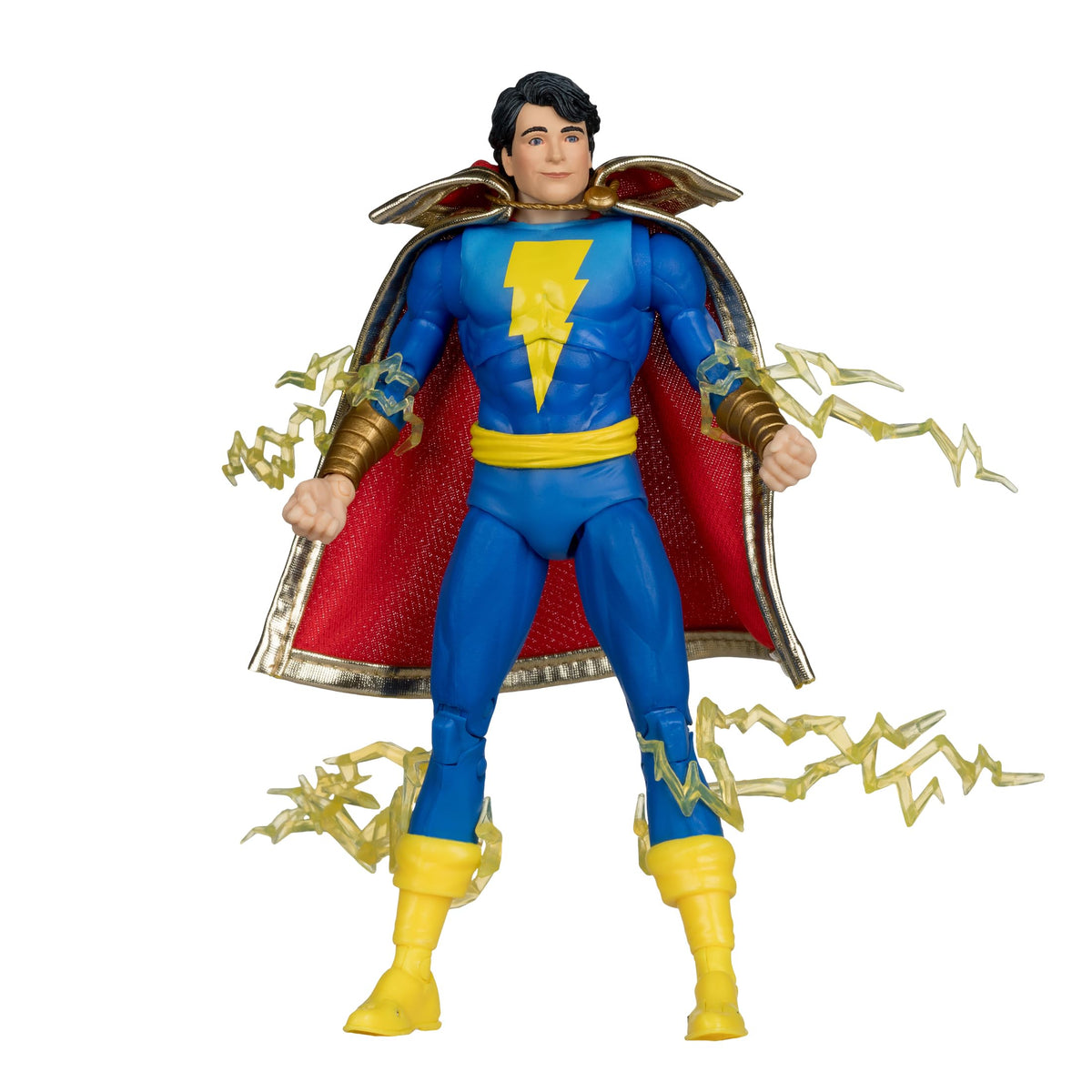McFarlane Toys DC Multiverse Shazam Freddy Freeman 7in figure – ultra articulation for dynamic posing.