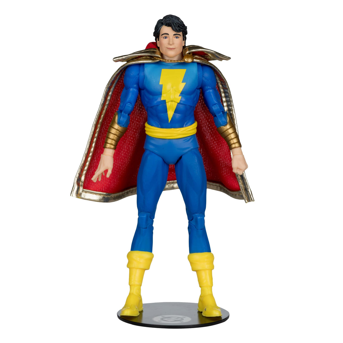 McFarlane Toys DC Multiverse Shazam Freddy Freeman 7in figure – highly detailed sculpt for display.