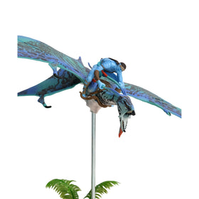 McFarlane Toys Avatar bioluminescent effect glows under black light.