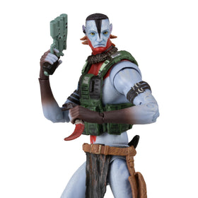 McFarlane Toys Quaritch Ash Warrior front view showing premium sculpt and display-ready finish