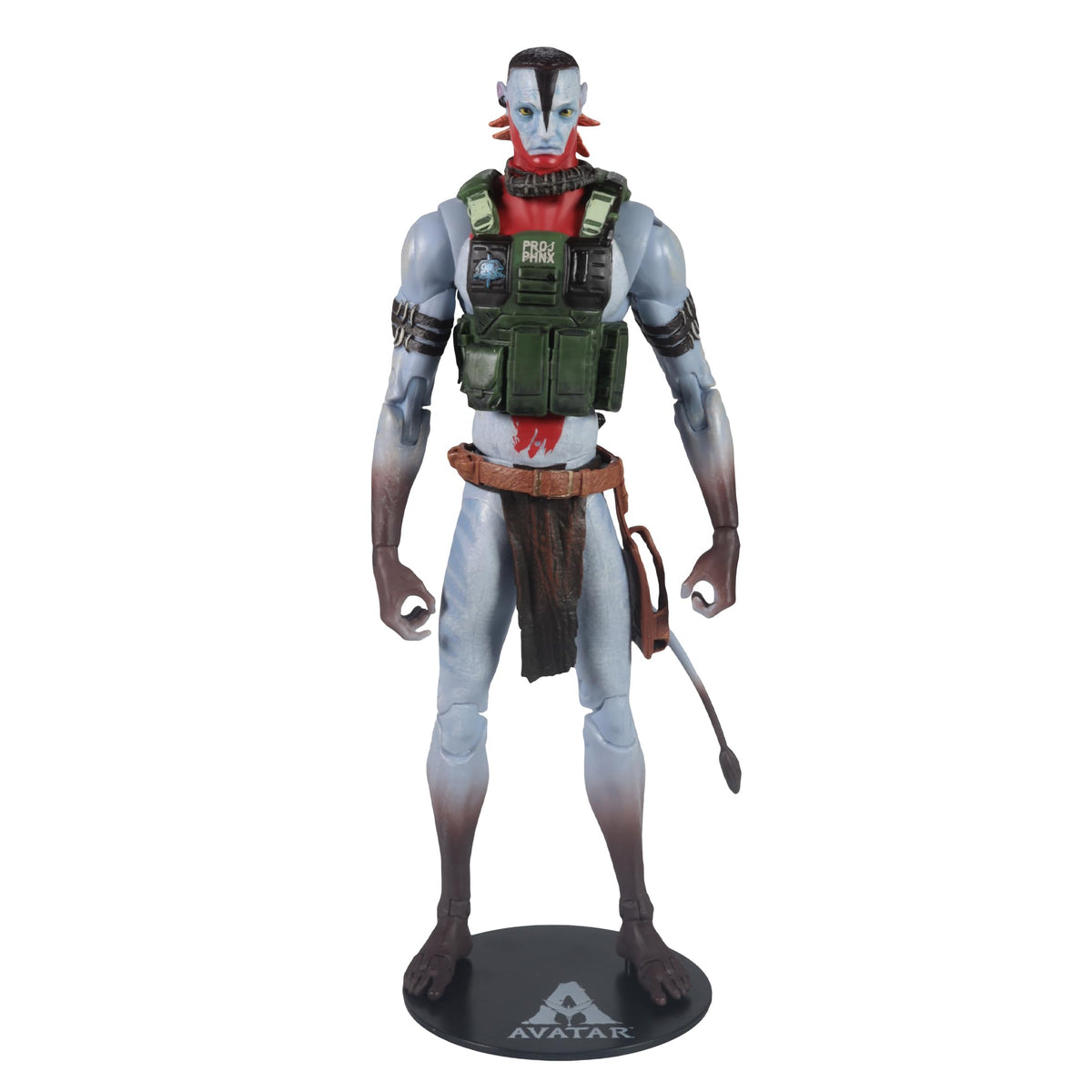McFarlane Toys Avatar Quaritch Ash Warrior alternate head portrait for display options