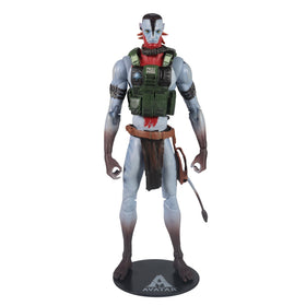 McFarlane Toys Avatar Quaritch Ash Warrior alternate head portrait for display options