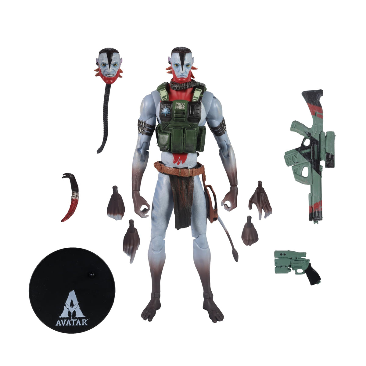 McFarlane Toys Avatar Fire and Ash Quaritch packaging in window box