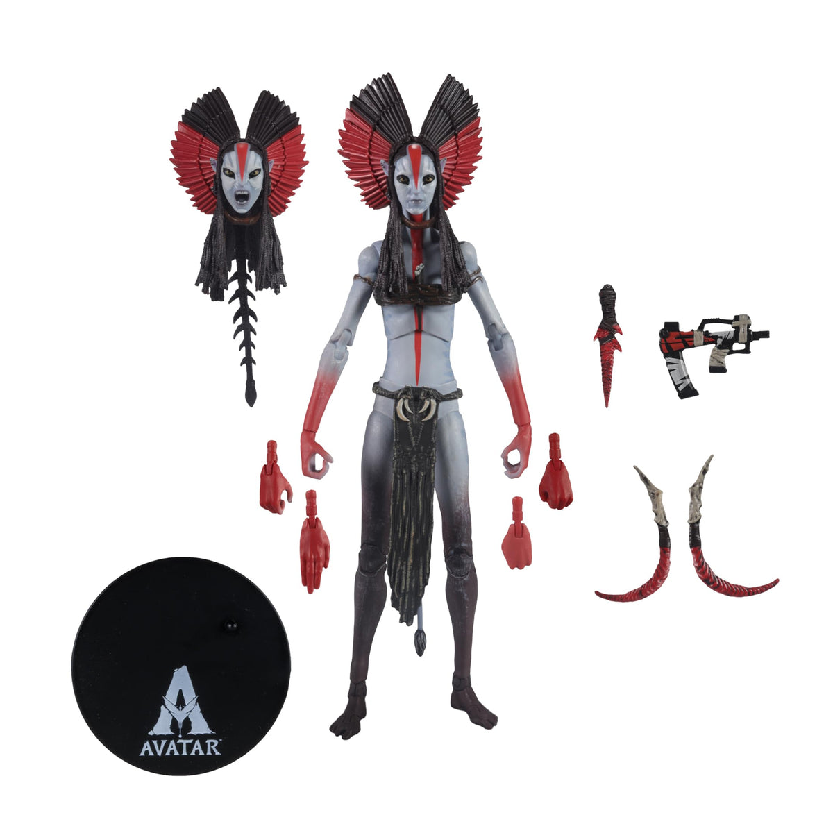 McFarlane Toys Avatar Fire and Ash Varang handheld accessory 4 for storytelling.