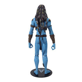 McFarlane Toys Avatar Fire and Ash figure with bioluminescent accents in blacklight