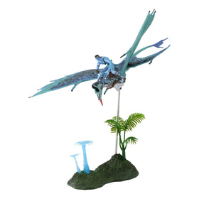 McFarlane Toys Avatar Jake Sully figure and banshee poseable duo.