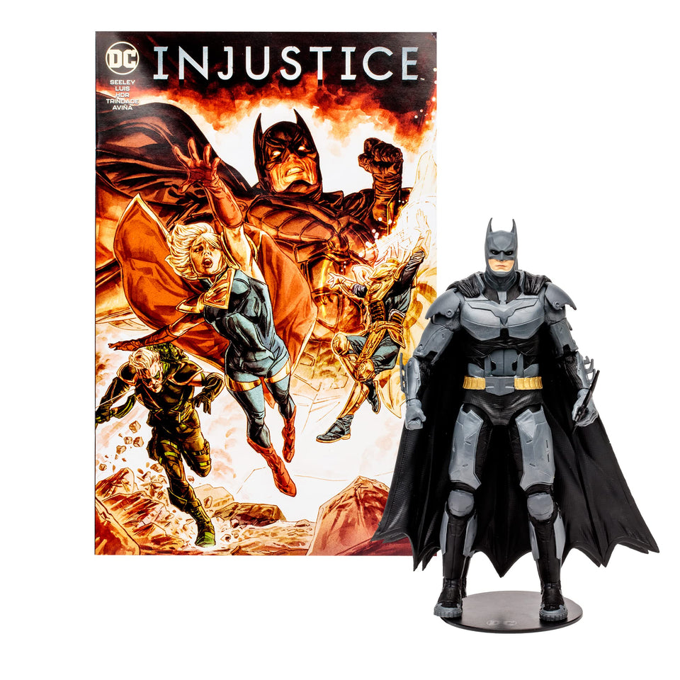 McFarlane Toys Batman Injustice 2 7in figure front view for display