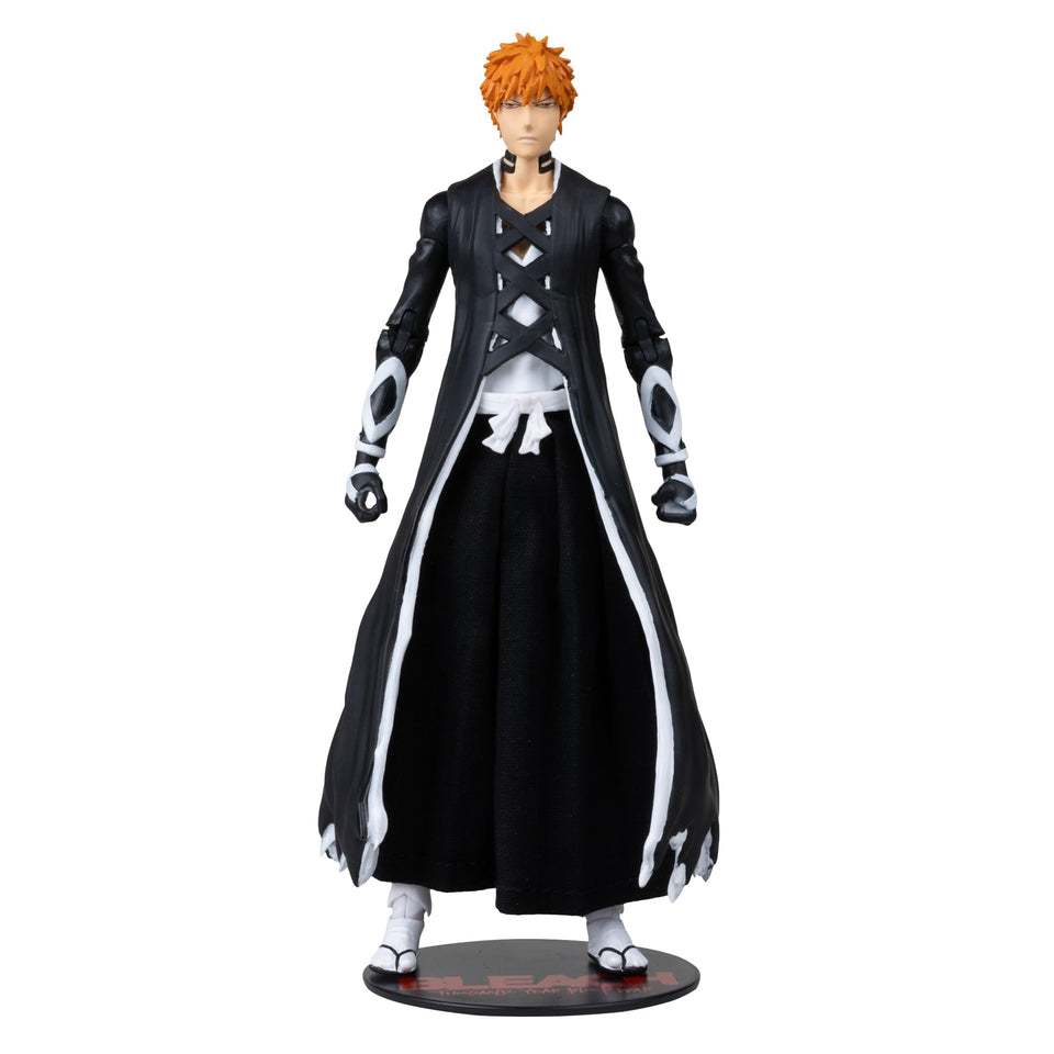 McFarlane Toys Ichigo Fullbring Bankai 7in figure front view for dynamic posing.