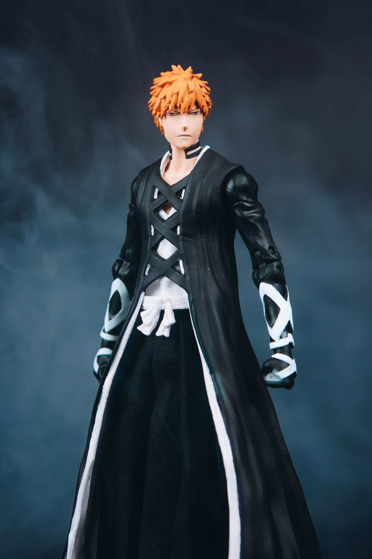 McFarlane Toys Ichigo Fullbring Bankai 7in figure highlighting detailed articulation.