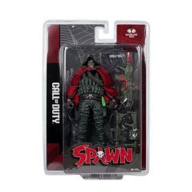 Includes three weapons, cape, base for versatile setup with Burned Spawn