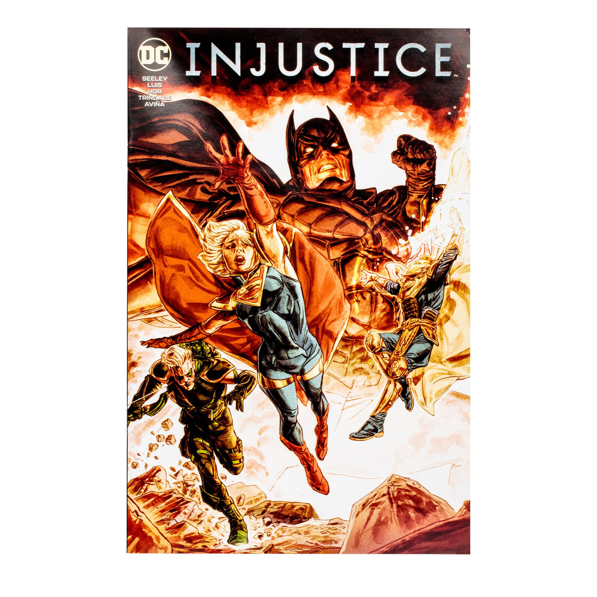McFarlane Toys DC Direct Gaming packaging for Batman Injustice 2