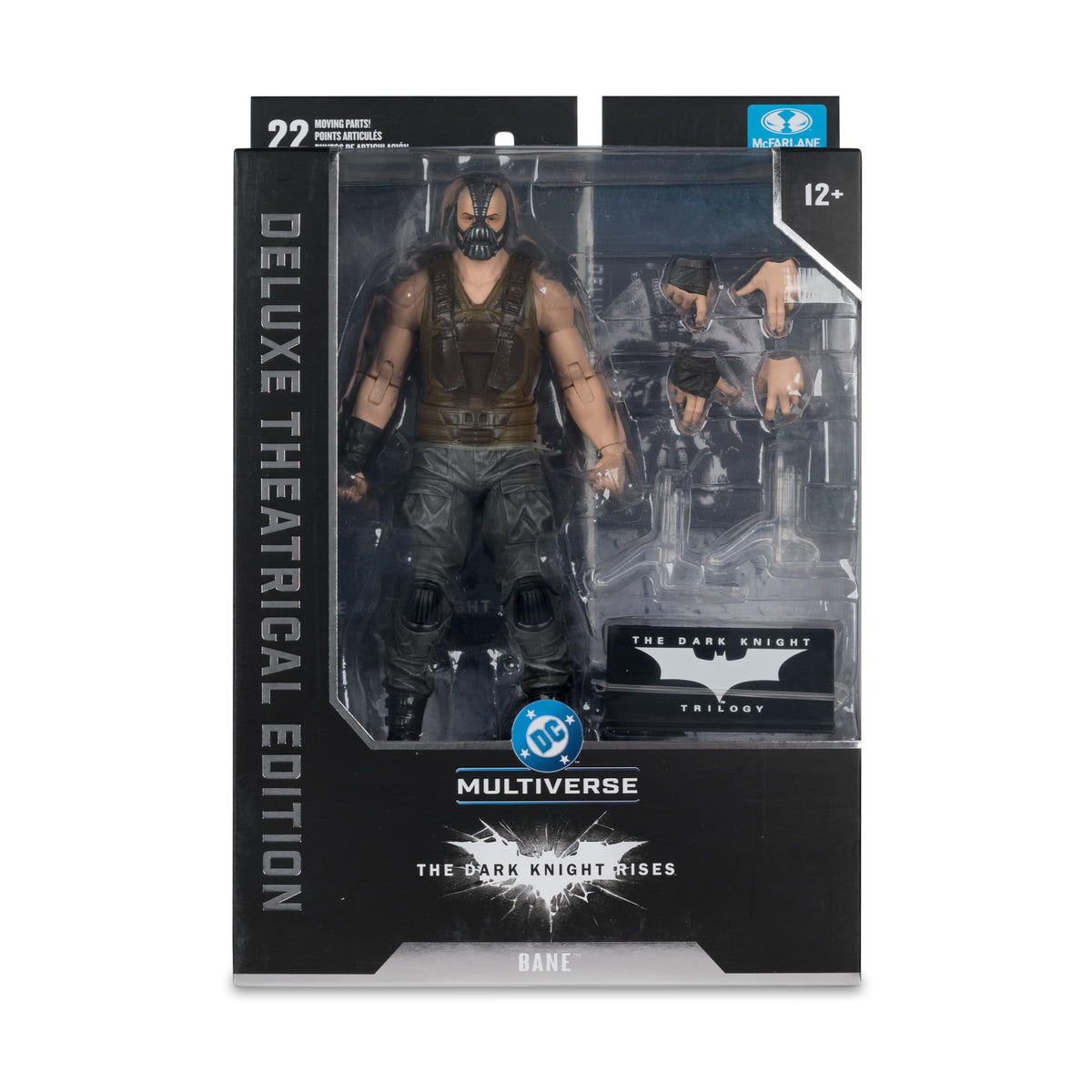 McFarlane Toys DC Multiverse Bane figure with display base for stable posing