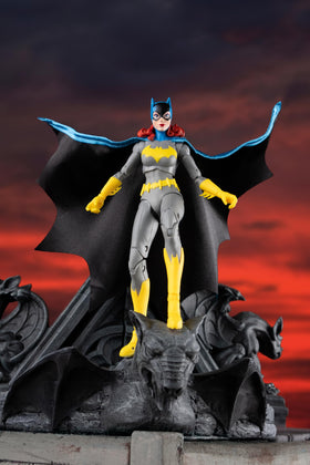 McFarlane Toys Batgirl 7in art card with artwork and bio