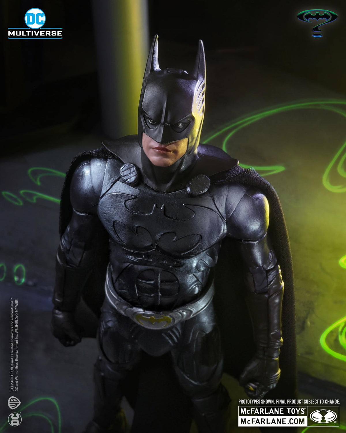 McFarlane Toys DC Multiverse Batman Forever figure with 22 joints for poseability