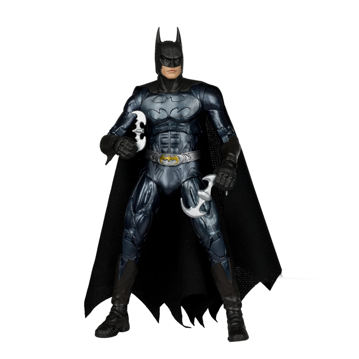 McFarlane Toys DC Multiverse Batman Forever 7in figure front view for dynamic posing