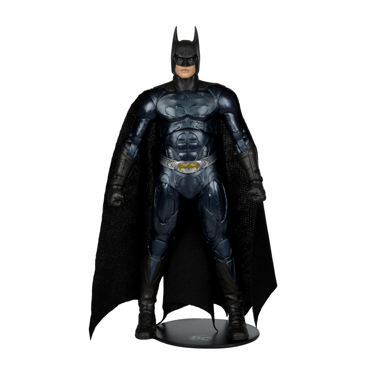 McFarlane Toys DC Multiverse Batman Forever art card with character art and bio