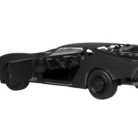 McFarlane Toys Batmobile armored detail emphasizes rugged protection aesthetic