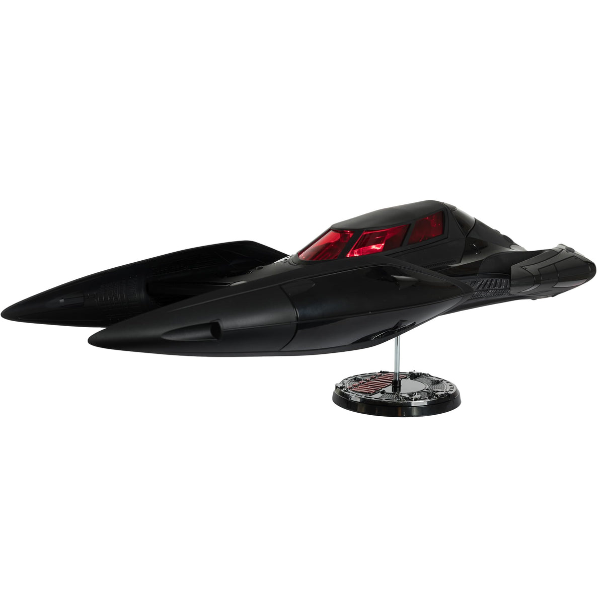 McFarlane Toys DC Multiverse Batmobile packaging supports premium display and storage.