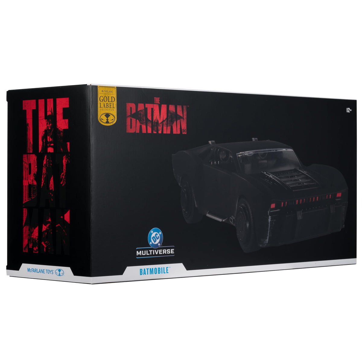 McFarlane Toys Batmobile collectible vehicle display for DC Multiverse collections