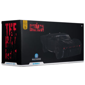 McFarlane Toys Batmobile collectible vehicle display for DC Multiverse collections