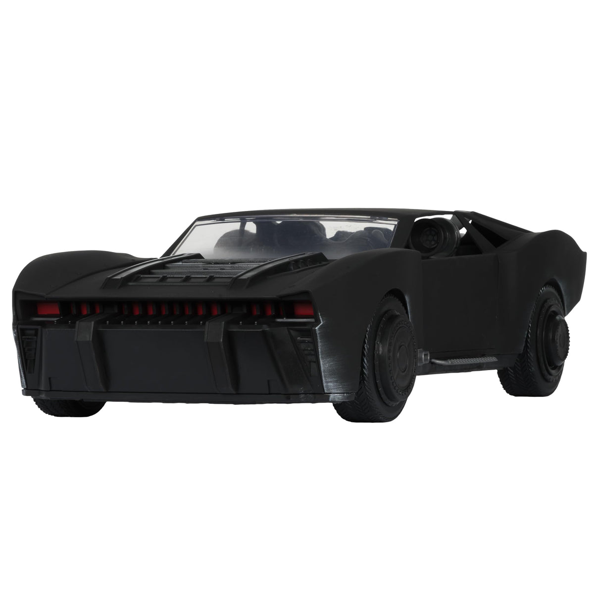 McFarlane Toys Batmobile front view reveals detailed The Batman styling and cinematic scale