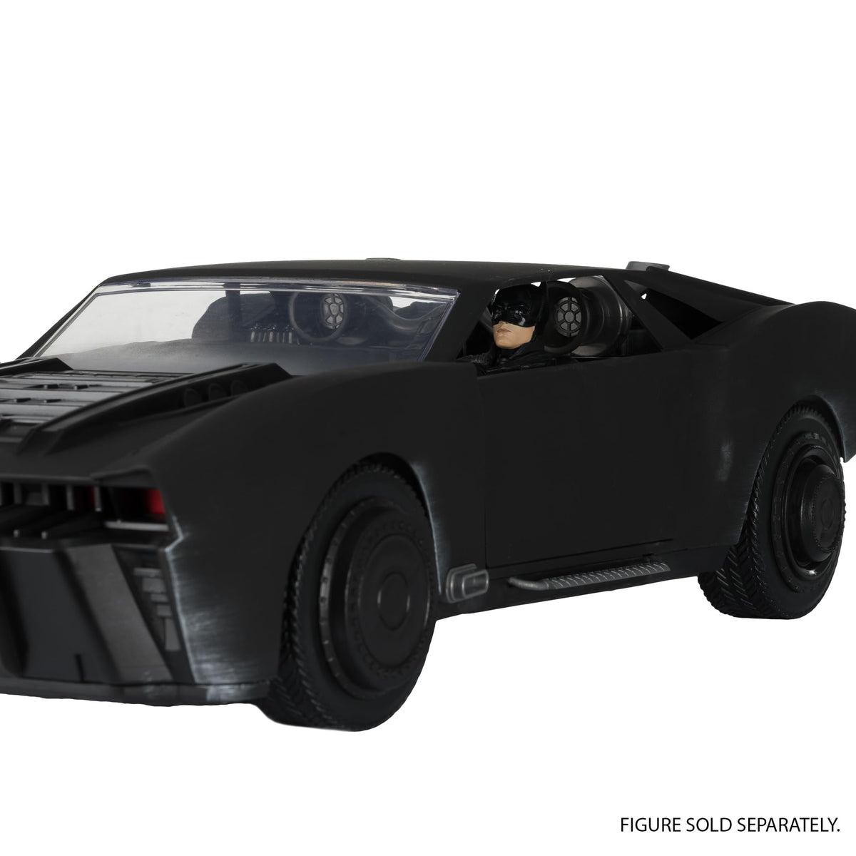 McFarlane Toys Batmobile open driver door for accessible play and posing