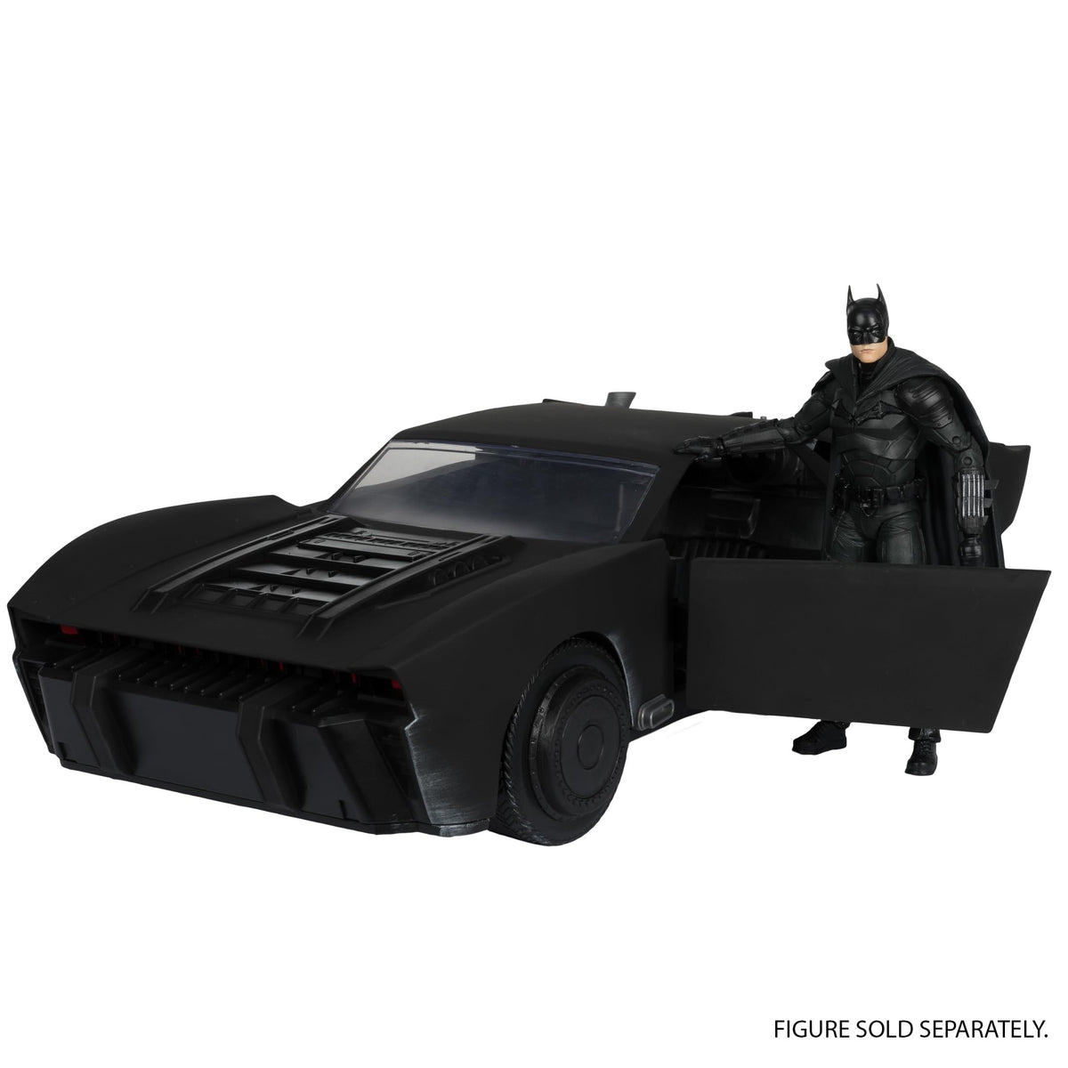 McFarlane Toys Batmobile rear view with exhaust details and finish