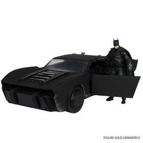 McFarlane Toys Batmobile rear view with exhaust details and finish