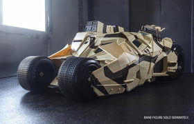 McFarlane Toys DC Multiverse Camouflage Tumbler opens for easy cockpit exploration.