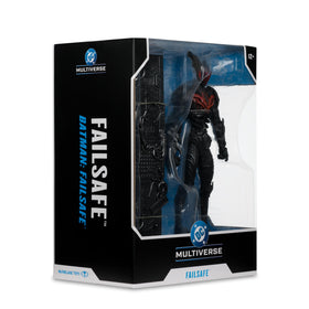 McFarlane Toys Failsafe Mega Figure art card back includes character bio.