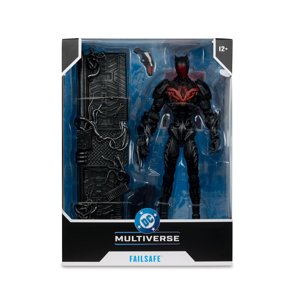 McFarlane Toys Failsafe Mega Figure art card front shows collectible photography.
