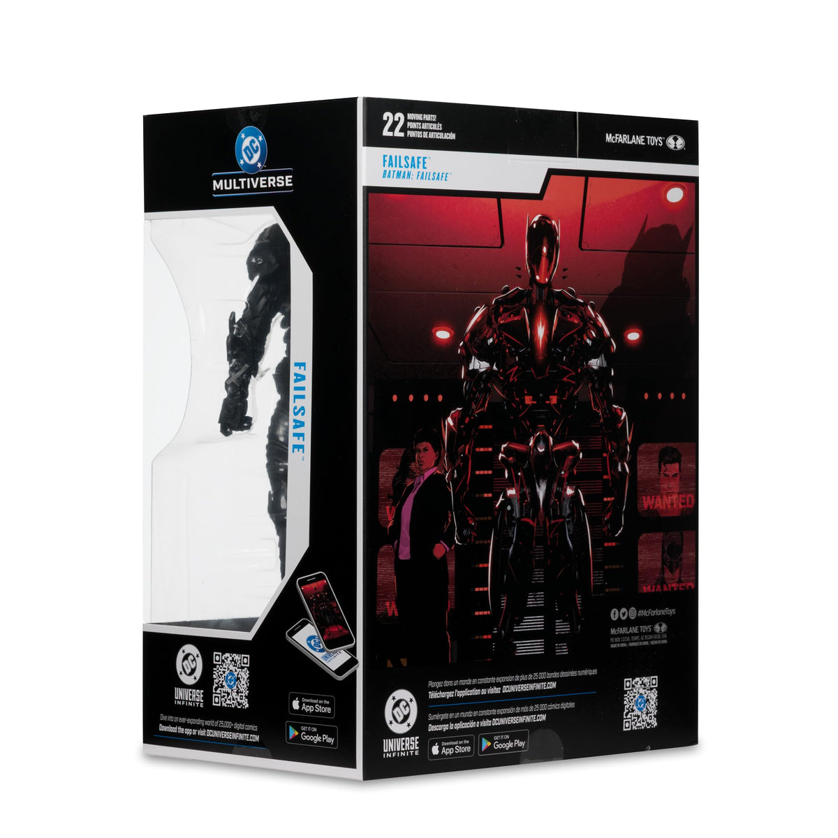 McFarlane Toys Failsafe Mega Figure display-ready packaging invites collector interest.