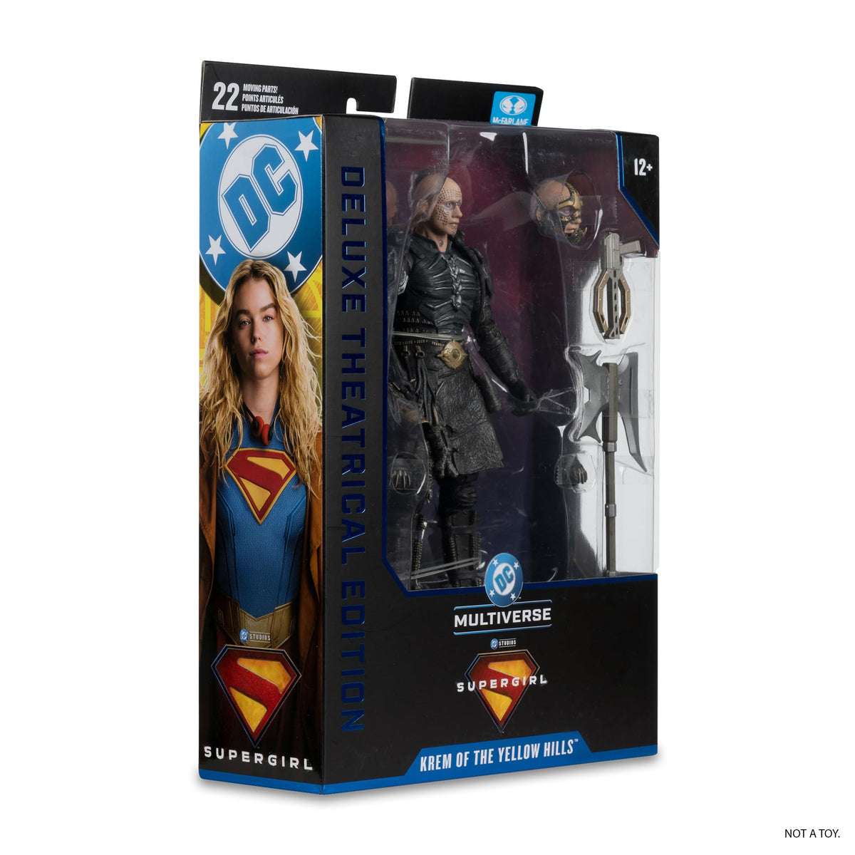 McFarlane Toys art card features character art and biography.