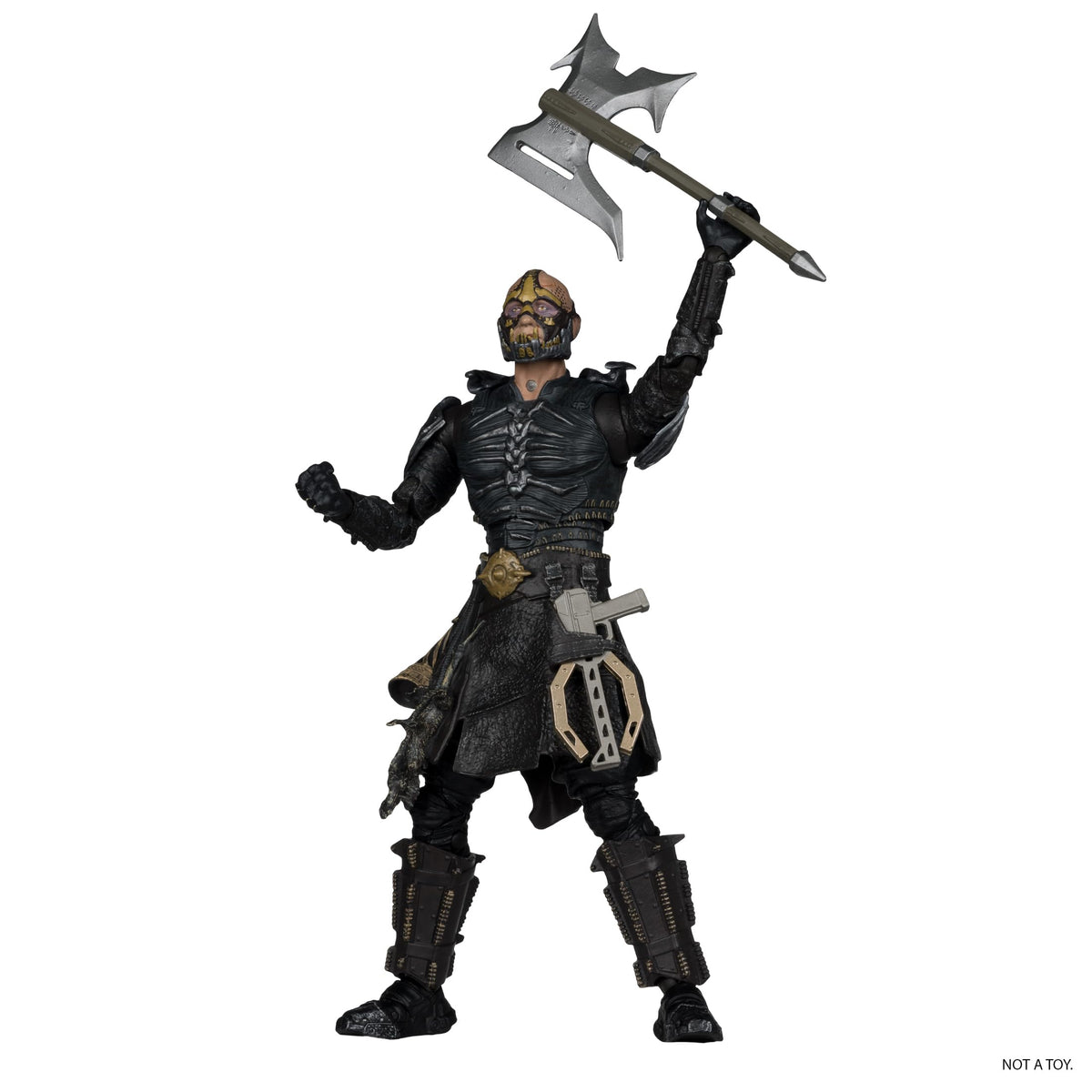McFarlane Toys Krem of the Yellow Hills action figure with axe, ready for dramatic display.