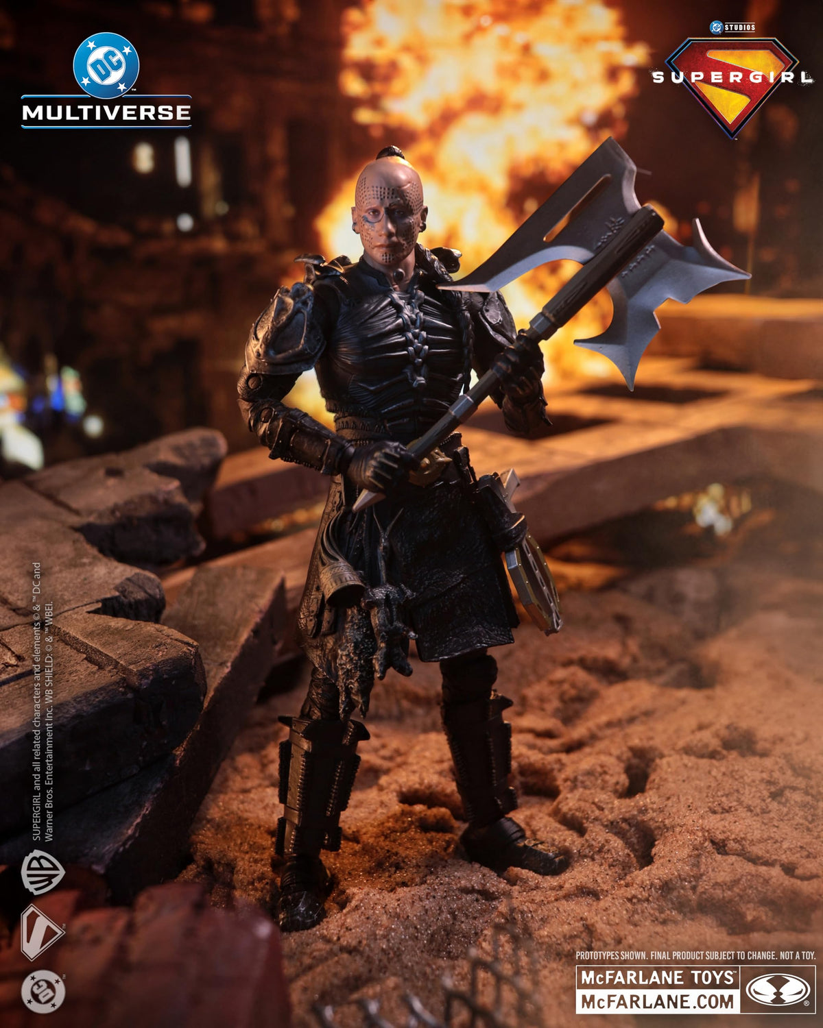 McFarlane Toys Krem figure with blaster, ideal for action-packed poses.