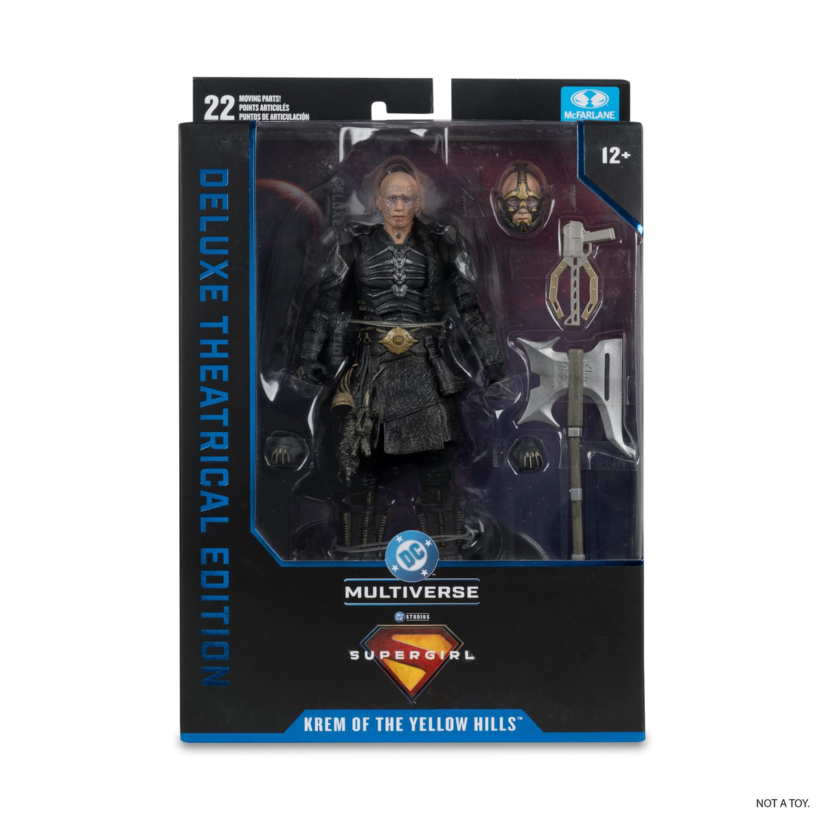 McFarlane Toys Krem comes with display base for stable showcasing.