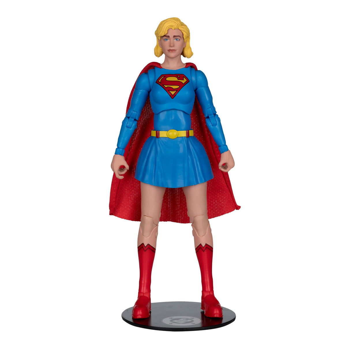McFarlane Toys Supergirl fabric cape detail for authentic posing