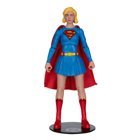 McFarlane Toys Supergirl fabric cape detail for authentic posing